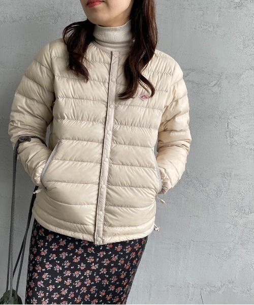 DANTON/ダントン] インナーダウン クルーネックジャケット