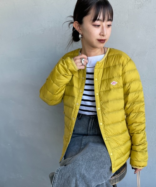 DANTON（ダントン）｜レディースのダウンジャケット/コート（イエロー