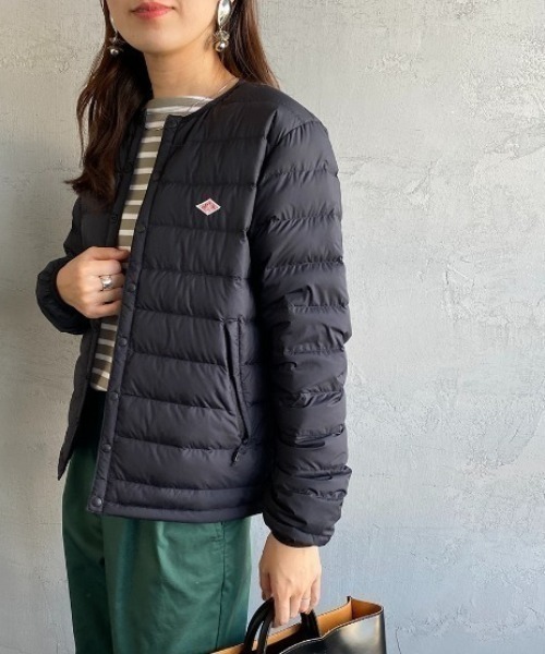 DANTON/ダントン] インナーダウン クルーネックジャケット