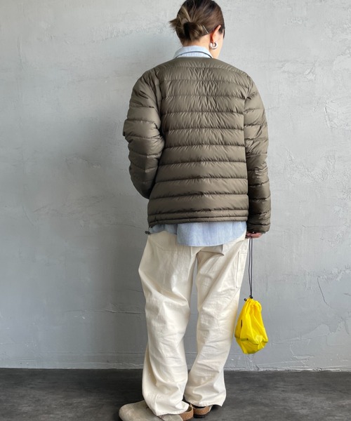 ダントン　インナーダウンジャケット　グレー DANTON（ダントン）の「DANTON/ダントン インナーダウンクルー