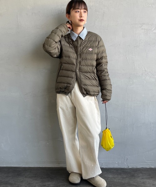 DANTON/ダントン] インナーダウン クルーネックジャケット（ダウン