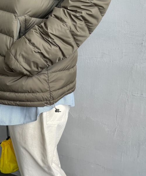 ♡macaron♡　DANTON　ダントンダウンジャケット DANTON/ダントン] ストレッチナイロン フードダウンジャケット