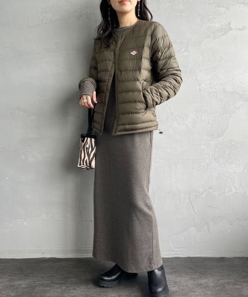 DANTON/ダントン] インナーダウン クルーネックジャケット（ダウン