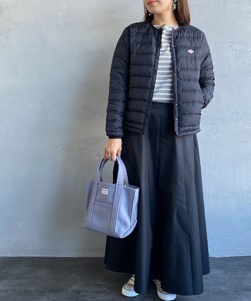 DANTON（ダントン）の「[DANTON/ダントン] インナーダウン クルーネックジャケット（ダウンジャケット/コート・レディース・オフホワイト/オリーブ/ブラック/サンドベージュ/マスタード・M/S/XS）」の6枚目の写真