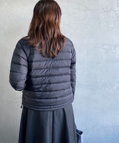 DANTON（ダントン）の「[DANTON/ダントン] インナーダウン クルーネックジャケット（ダウンジャケット/コート・レディース・オフホワイト/オリーブ/ブラック/サンドベージュ/マスタード・M/S/XS）」の15枚目の写真