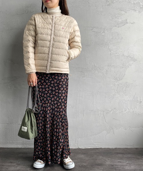 【美品】DANTON ダントン　インナーダウン　クルーネック　36 DANTON ダントン インナーダウン クルーネックジャケット36