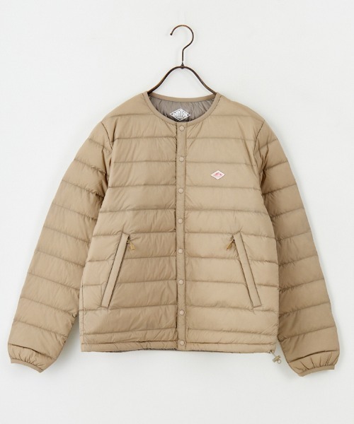 【美品】DANTON ダントン　インナーダウン　クルーネック　36 DRESSTERIOR DANTON（ダントン）インナーダウンクルーネック