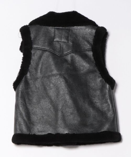BILLABONG/ビラボン FAUX LEATHER MOUTON VEST ベスト BF014-750