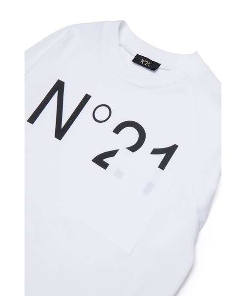 N°21（ヌメロ ヴェントゥーノ）の「キッズ 長袖Tシャツ N°21（Tシャツ/カットソー・キッズ・ブラウン/ホワイト/グリーン/ブラック・12Y/8Y/10Y/14Y/16Y/4Y/6Y）」の9枚目の写真