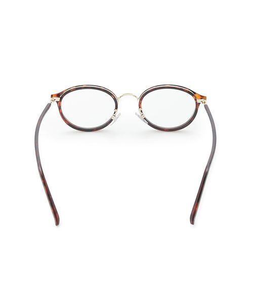 Mila Owen(ミラオーウェン)の「オーバルメタルセルフレームダテメガネ(メガネ・レディース・ブラウン・F)」の4枚目の写真