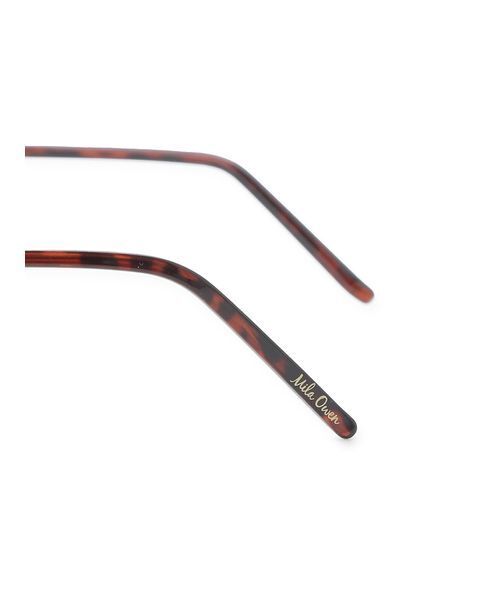 Mila Owen(ミラオーウェン)の「オーバルメタルセルフレームダテメガネ(メガネ・レディース・ブラウン・F)」の6枚目の写真