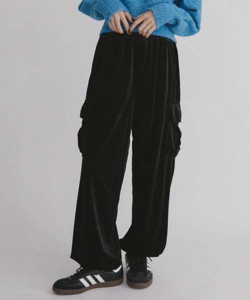 ベロアカーゴパンツ（カーゴパンツ）｜duei（デュイ）のファッション