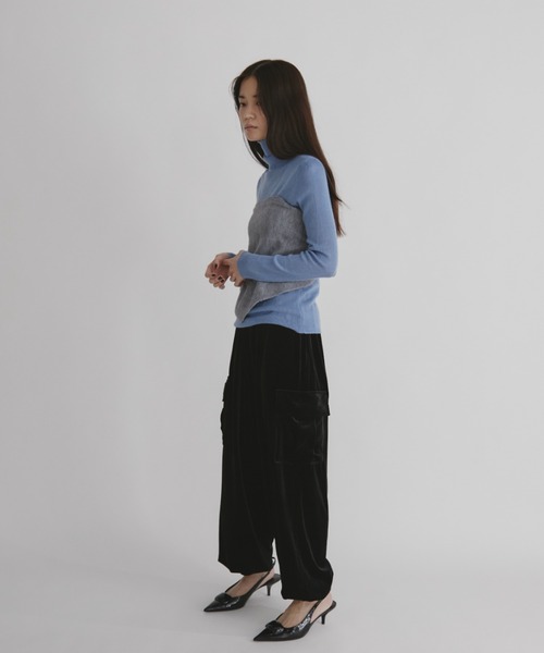 duei(デュイ)の「ベロアカーゴパンツ(カーゴパンツ・レディース・ブラック/ブラウン・FREE)」の11枚目の写真