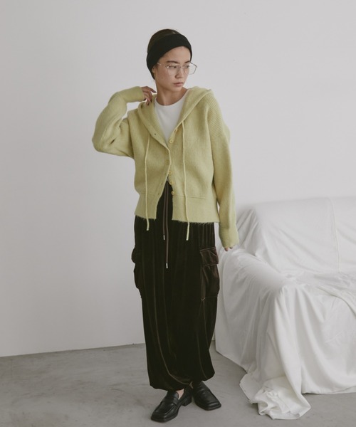 duei(デュイ)の「ベロアカーゴパンツ(カーゴパンツ・レディース・ブラック/ブラウン・FREE)」の19枚目の写真