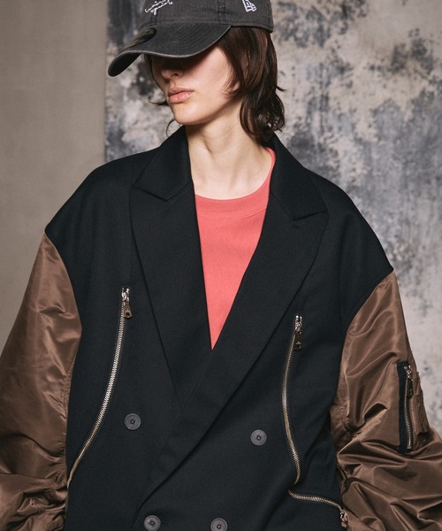 ⭐︎値下げしました⭐︎AMARC オリジナルショートジャケット新品未使用 M～L】ショート丈ジャケット【ウォッシャブル/洗える/ストレッチ