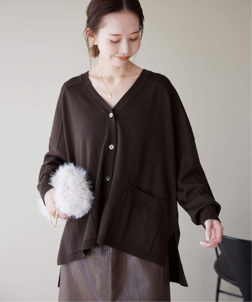 セール】《追加》ウォッシャブルワイドシルエットカーディガン