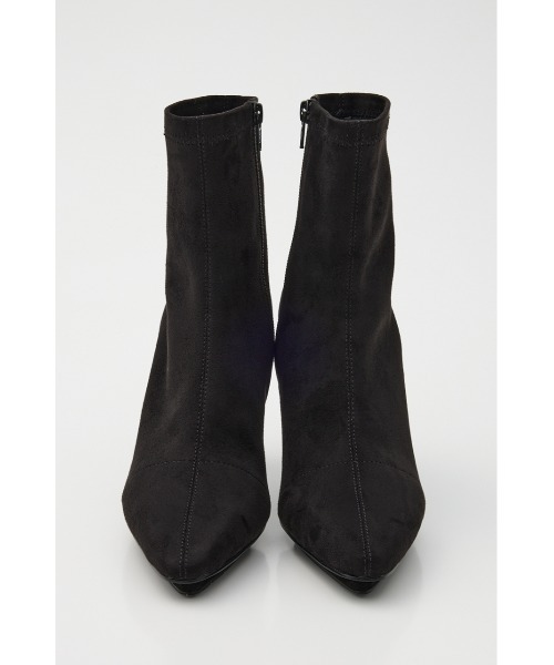 rienda（リエンダ）の「スリムトゥフィットショートブーツ  靴（ブーツ・レディース・アイボリー/ブラック・SMALL/MEDIUM/LARGE）」の12枚目の写真