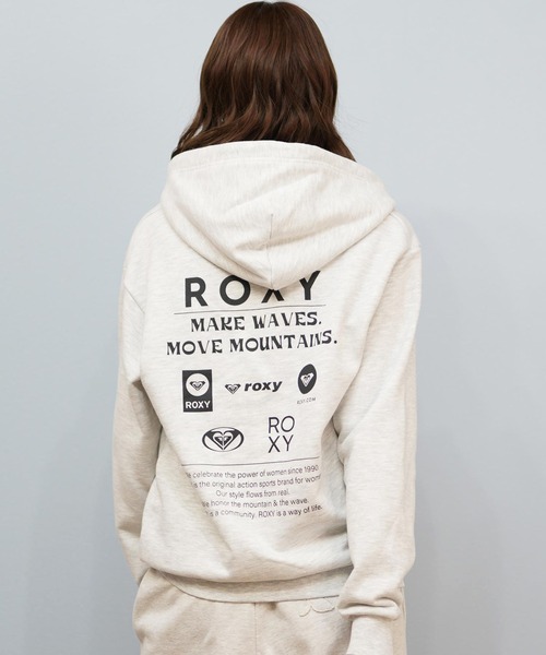 ROXY(ロキシー)の「ROXY/ロキシー バックプリントパーカー RZP254027(パーカー・レディース・ピンク/ホワイト/ヘザーグレー/ブラック・L/M)」の16枚目の写真