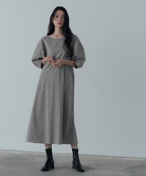 ギャレスト（GALLEST）/フォルムスリーブワンピース セール】フォルムスリーブワンピース（ワンピース）｜GALLEST