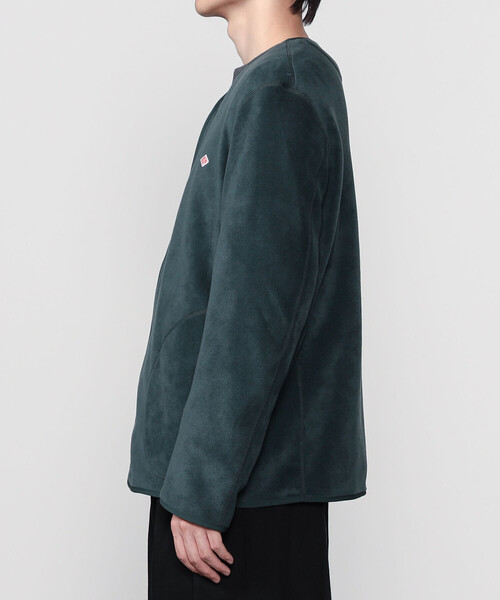 DANTON（ダントン）の「DANTON | フリース カラーレスジャケット MEN（ノーカラージャケット・メンズ・クリーム/グリーン/ブラック・44/42/40）」の13枚目の写真