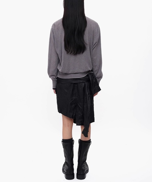 MASONPRINCE（メイソンプリンス）の「フェイクツーピース ボーダー カーディガン KS3249【MASONPRINCE】【2025AW】（カーディガン/ボレロ・メンズ・ブルー系その他/グレー系その他・L/M/S）」の13枚目の写真