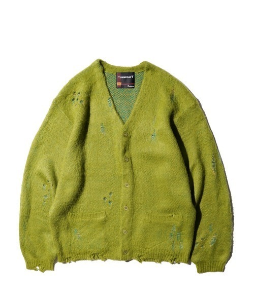 【スペシャル】60s'Towncraft カーディガン オリーブグリーン 70's TOWNCRAFT Knit Cardigan SIZE L 60年代 70年代 タウンクラフト