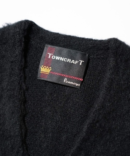 TOWNCRAFT(タウンクラフト)の「TOWNCRAFT / タウンクラフト DAMAGED SOLID SHAGGY CARDIGAN ダメージ加工(カーディガン/ボレロ・メンズ・ブラック×ブラック/ブラック/マスタード/グリーン・MEDIUM/LARGE/X-SMALL)」の16枚目の写真