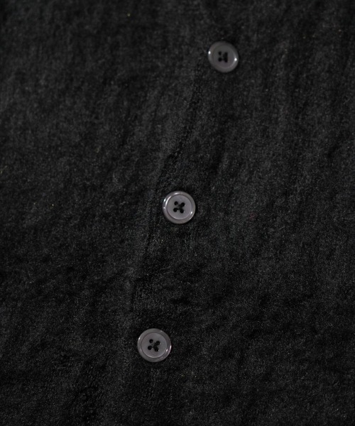 TOWNCRAFT(タウンクラフト)の「TOWNCRAFT / タウンクラフト DAMAGED SOLID SHAGGY CARDIGAN ダメージ加工(カーディガン/ボレロ・メンズ・ブラック×ブラック/ブラック/マスタード/グリーン・MEDIUM/LARGE/X-SMALL)」の14枚目の写真