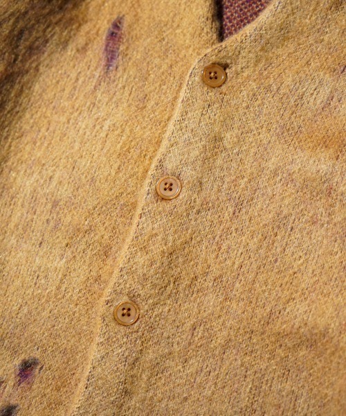 TOWNCRAFT(タウンクラフト)の「TOWNCRAFT / タウンクラフト DAMAGED SOLID SHAGGY CARDIGAN ダメージ加工(カーディガン/ボレロ・メンズ・ブラック×ブラック/ブラック/マスタード/グリーン・MEDIUM/LARGE/X-SMALL)」の22枚目の写真