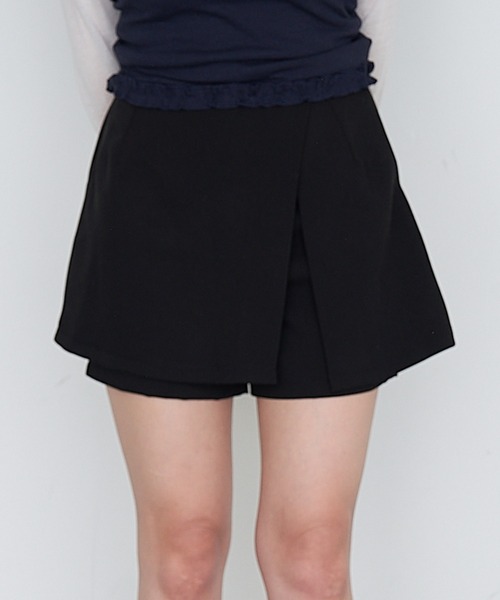 RAY CASSIN（レイカズン）の「スリットレイヤードスカパン（スカート・レディース・ブラック系その他2/ブラック/ブラウン系その他2/グレー・FREE）」の14枚目の写真