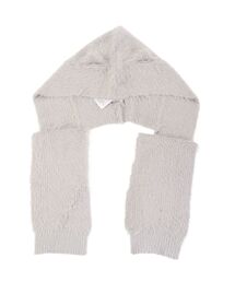 CALNAMUR（カルナムール）の「キャットシャギーマフラーキャップ（ニットキャップ/ビーニー）」