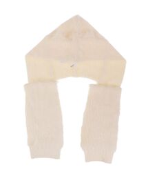 CALNAMUR（カルナムール）の「キャットシャギーマフラーキャップ（ニットキャップ/ビーニー）」