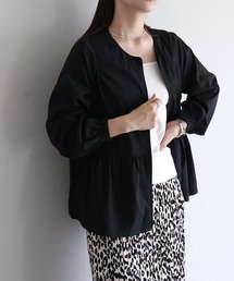 sin.ca（シンカ）の「ペプラムジップブルゾン（ブルゾン）」