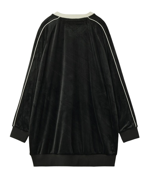 VELOUR GAME SHIRT DRESS（ワンピース）｜X-girl（エックスガール）の