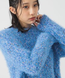 ミックスヤーン ニット (手洗い可)