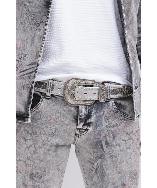 TORNADO MART（トルネードマート）の「GREAMｽﾀｯｽﾞﾍﾞﾙﾄ（ベルト・メンズ・ゴールド/ブラック・MEDIUM/LARGE/LL）」の2枚目の写真