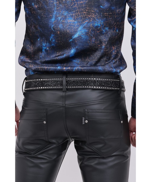 TORNADO MART（トルネードマート）の「GREAMｽﾀｯｽﾞﾍﾞﾙﾄ（ベルト・メンズ・ゴールド/ブラック・MEDIUM/LARGE/LL）」の4枚目の写真