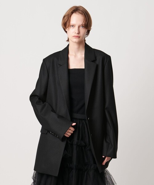 AEWEN MATOPH（イウエン マトフ）の「＜AEWEN MATOPH＞ウール パワーショルダージャケットコート（その他アウター・レディース・ブラック/グレー・34/36/38）」の2枚目の写真