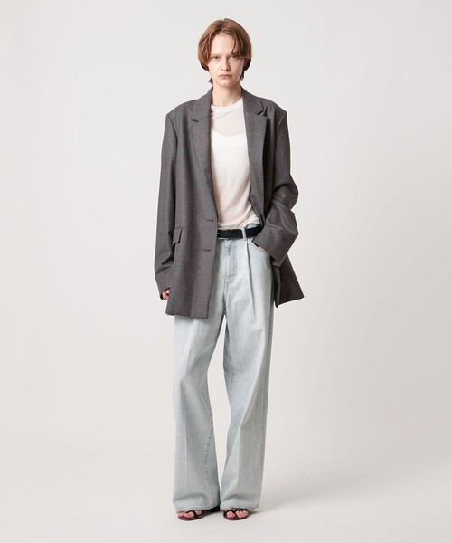 AEWEN MATOPH（イウエン マトフ）の「＜AEWEN MATOPH＞ウール パワーショルダージャケットコート（その他アウター・レディース・ブラック/グレー・34/36/38）」の8枚目の写真