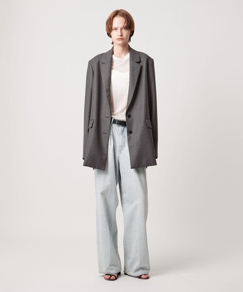 AEWEN MATOPH（イウエン マトフ）の「＜AEWEN MATOPH＞ウール パワーショルダージャケットコート（その他アウター・レディース・ブラック/グレー・34/36/38）」の9枚目の写真