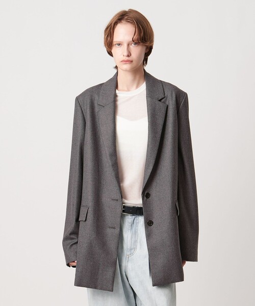 AEWEN MATOPH（イウエン マトフ）の「＜AEWEN MATOPH＞ウール パワーショルダージャケットコート（その他アウター・レディース・ブラック/グレー・34/36/38）」の10枚目の写真