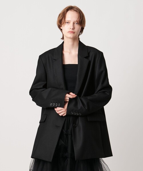 AEWEN MATOPH（イウエン マトフ）の「＜AEWEN MATOPH＞ウール パワーショルダージャケットコート（その他アウター・レディース・ブラック/グレー・34/36/38）」の20枚目の写真