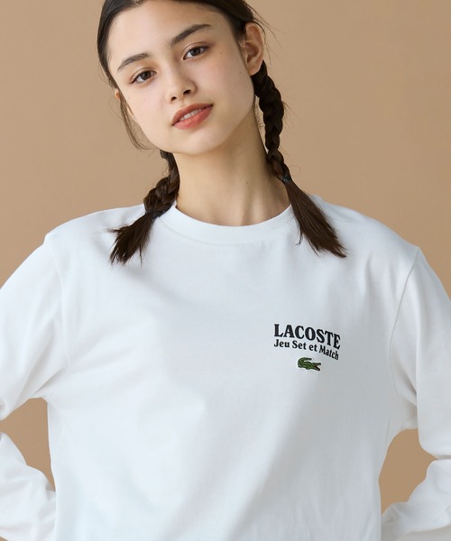 LACOSTE(ラコステ)の「Jeu Set et MatchロングスリーブTシャツ(Tシャツ/カットソー・メンズ・ホワイト/ネイビー/ブラック・2/4/3/5)」の17枚目の写真