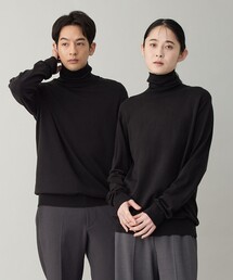 ソフトサーモ アンチピリングニット タートルネック