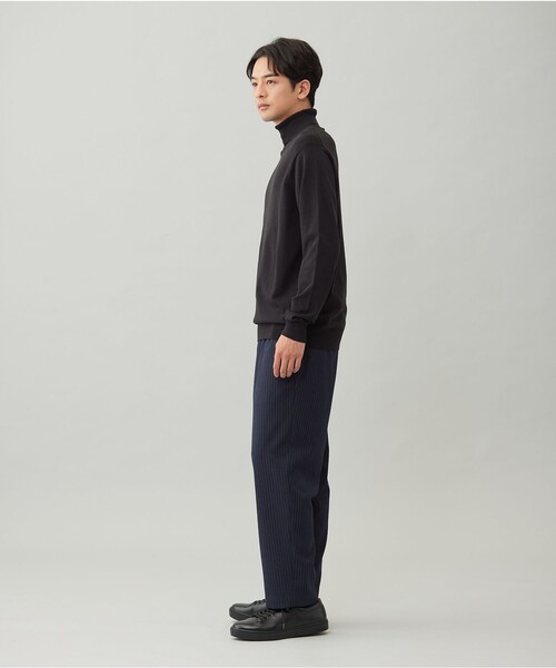 UNFILO（アンフィーロ）の「ソフトサーモ アンチピリングニット タートルネック（ニット/セーター・メンズ・ブラック系/ネイビー系/グレー系・X-LARGE/LARGE/MEDIUM）」の21枚目の写真