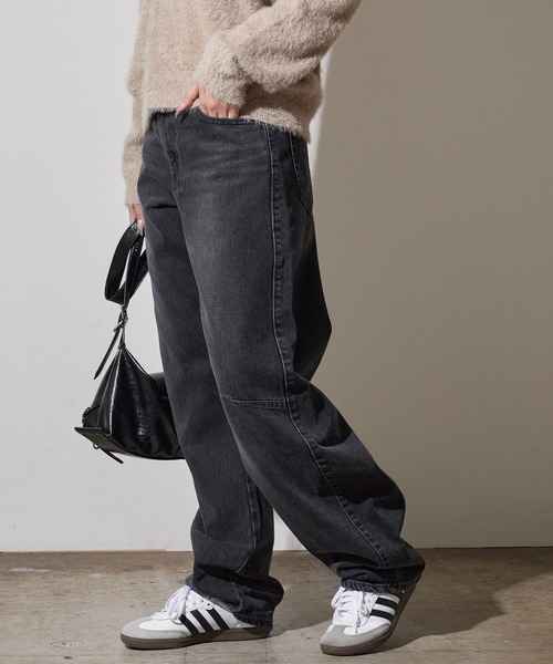 Levi's（リーバイス）の「LEVI'S/リーバイス BAGGY DAD バレルジーンズ（デニムパンツ・レディース・ブラック・W24xL32/W26xL32/W25xL32）」の3枚目の写真