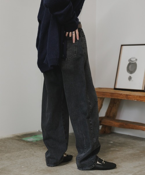 Levi's（リーバイス）の「LEVI'S/リーバイス BAGGY DAD バレルジーンズ（デニムパンツ・レディース・ブラック・W24xL32/W26xL32/W25xL32）」の19枚目の写真