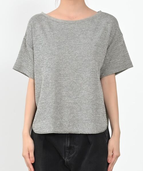 COHINA(コヒナ)の「2wayゆるカットトップス 【低身長・小柄女性】(Tシャツ/カットソー・レディース・オレンジ/ピンク/グレー・ONE SIZE)」の14枚目の写真