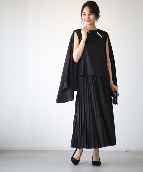 Ehre style(エーレスタイル)の「可愛すぎない深色で大人に プリーツスカート(スカート・レディース・ブラック/チョコ/モカ・FREE)」の17枚目の写真