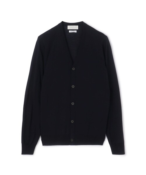 TOMORROWLAND (トゥモローランド)の「TOMORROWLAND tricot スーパーファインメリノウール Vネックカーディガン S-WOOL(カーディガン/ボレロ・メンズ・ネイビー/イエロー/ブラック/チャコールグレー・XS/S/M/L/XL)」の3枚目の写真